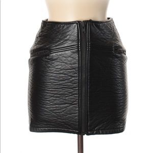 Women’s Divided at HM Vegan Leather Mini Skirt